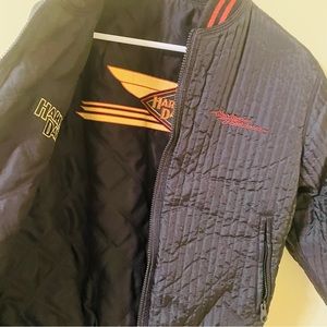Harley Davidson medium reversible jackets two jackets and one